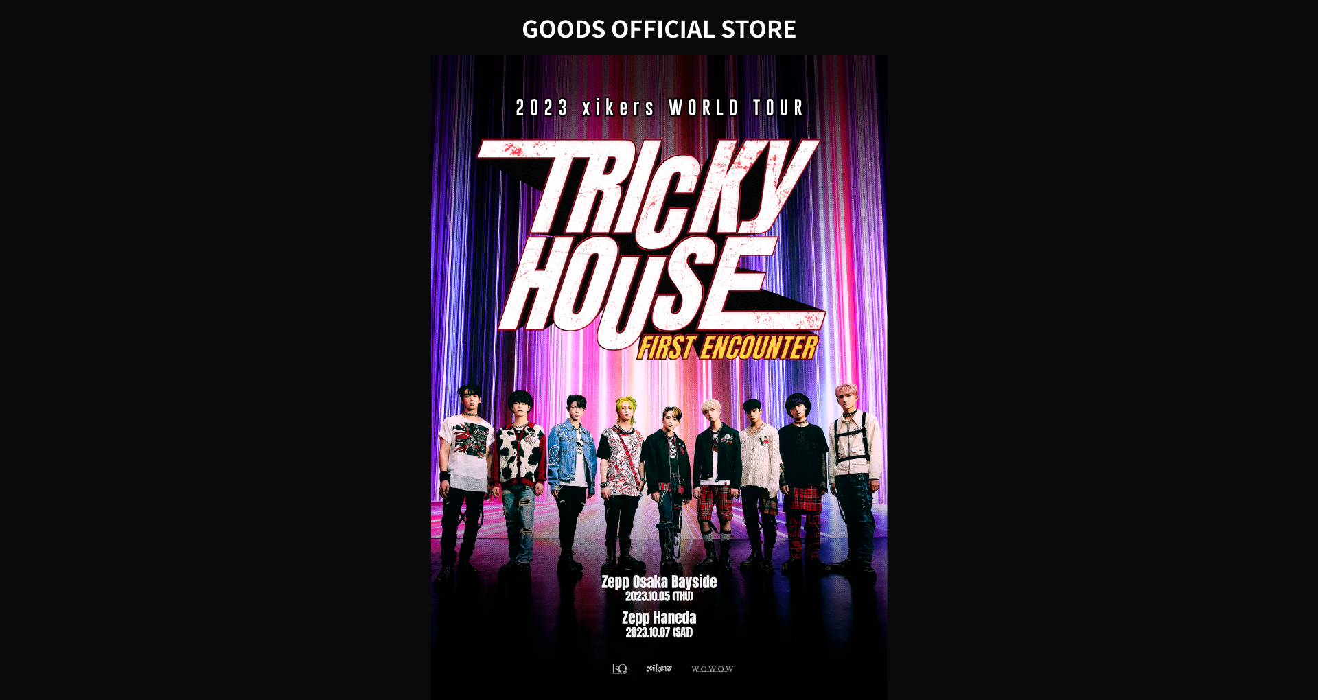 GOODS OFFICIAL STORE 】xikers WORLD TOUR TRICKY HOUSE : FIRST 